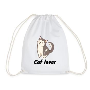 Cat lover - Sac de sport léger - blanc - Devant
