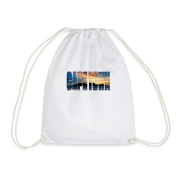 Cape Town Table Mountain - Drawstring Bag - white - Front