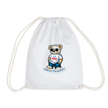 Teddy's Big Kids - Coole Fashion - Drawstring Bag - white - Front