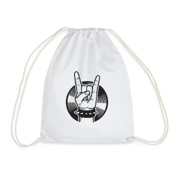 métal musique Rock metalleux hardcore - Sac de sport léger - blanc - Devant