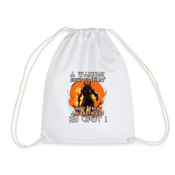 Viking Warrior Nordic Fighter Viking - Drawstring Bag - white - Front