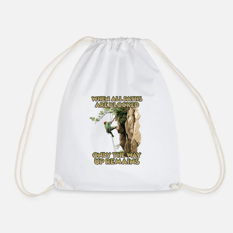 Summit Adventure in Focus Toprope Climbing Toprope - Drawstring Bag - white