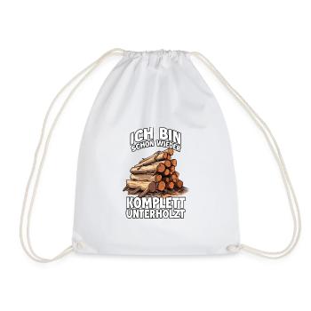 Bûcheron T Forestier et Charpentier T pour - Sac de sport léger - blanc - Devant