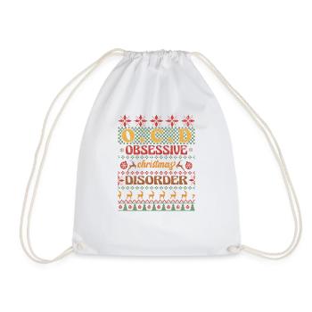 Weihnachten Santa Claus Merry Christmas - Drawstring Bag - white - Front