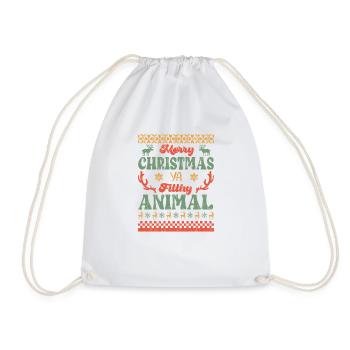 Weihnachten Père Noël Joyeux Noël - Sac de sport léger - blanc - Devant
