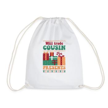 Weihnachten Santa Claus Merry Christmas - Drawstring Bag - white - Front