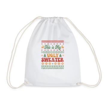 Weihnachten Père Noël Joyeux Noël - Sac de sport léger - blanc - Devant