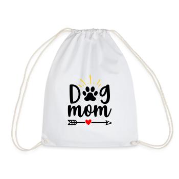 Maman chien - Sac de sport léger - blanc - Devant