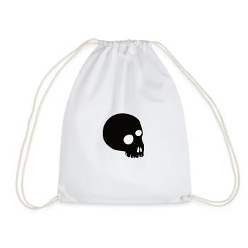skull - Turnbeutel - Weiß - Vorne