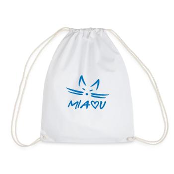 021b MIAOU - Sac de sport léger - blanc - Devant