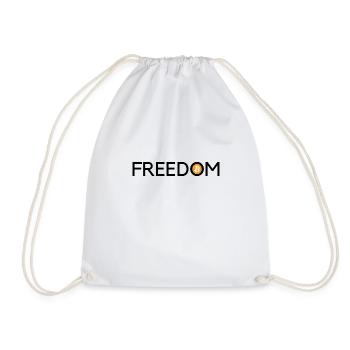 Freedom Bitcoin - Turnbeutel - Weiß - Vorne