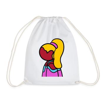 A look to colour - Drawstring Bag - white - Front