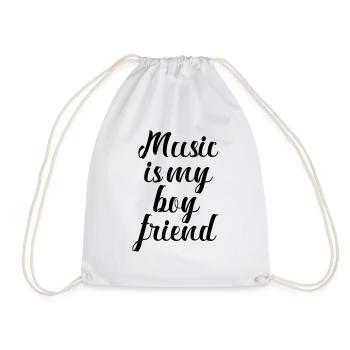 La musique est mon ami - Sac de sport léger - blanc - Devant