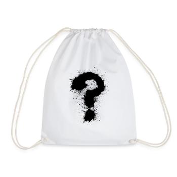 Point d'interrogation - Sac de sport léger - blanc - Devant