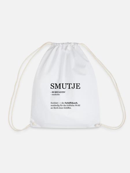 smutje, koch - Turnbeutel - Weiß