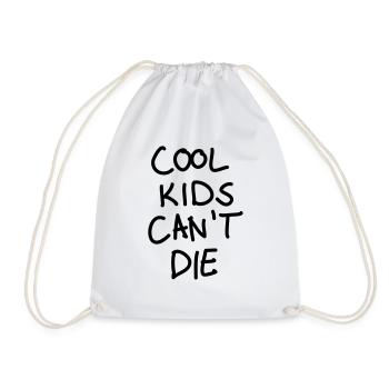 Cool kids ne peuvent pas mourir - Sac de sport léger - blanc - Devant