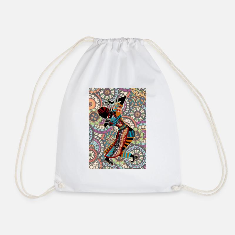 Afrique, autochtones - Sac de sport léger - blanc