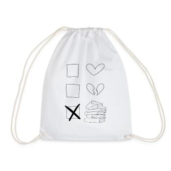 Taken Single Books - book lovers - Drawstring Bag - white - Front