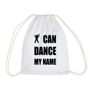 je peux danser mon nom - Sac de sport léger - blanc - Devant