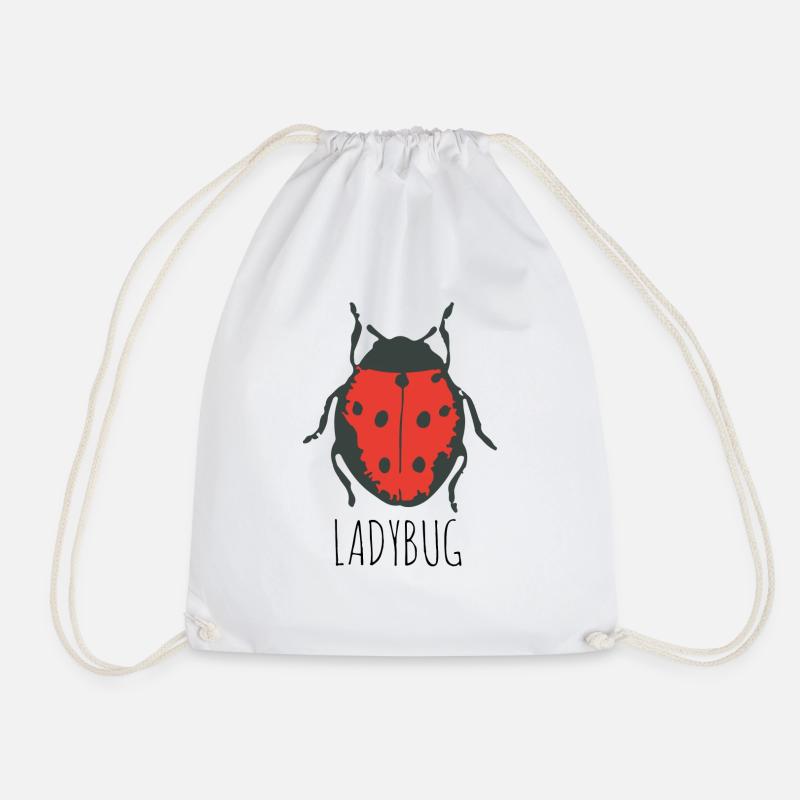 Marienkäfer - Turnbeutel - Weiß