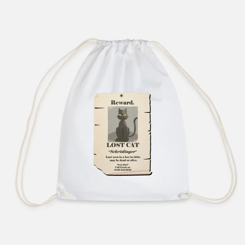 catfinal - Drawstring Bag - white