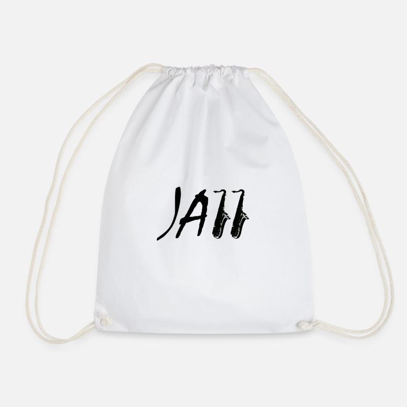 Jazz - Drawstring Bag - white