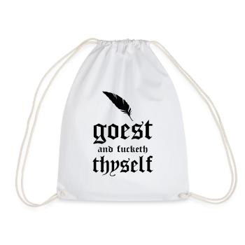 va et fucketh drôle vieux temps citation - Sac de sport léger - blanc - Devant