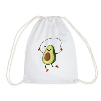 avocat - Sac de sport léger - blanc - Devant