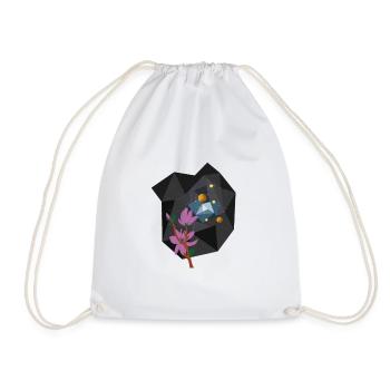 Universe - Drawstring Bag - white - Front