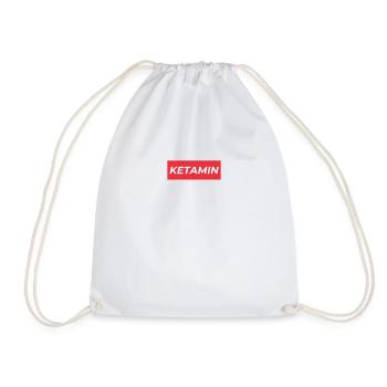 kétamine, techno, keta, drogues, festival, cadeau - Sac de sport léger - blanc - Devant