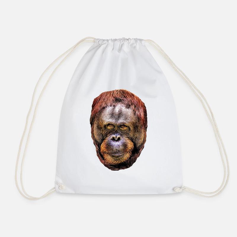 Orang-Utan 2 - Turnbeutel - Weiß