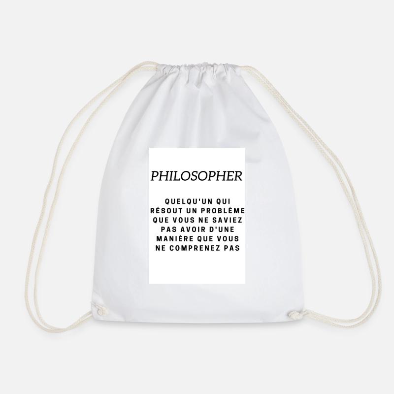 philosopher - Sac de sport léger - blanc