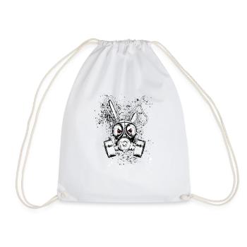 Follow into the next level - Drawstring Bag - white - Front
