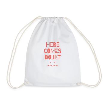 dictons drôles doute malheureux déprimé - Sac de sport léger - blanc - Devant