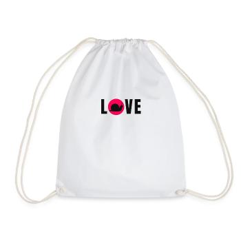 Escargot - Sac de sport léger - blanc - Devant
