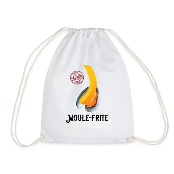 moulefrite - Sac de sport léger - blanc - Devant