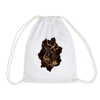 Dragonfly - Drawstring Bag - white - Front