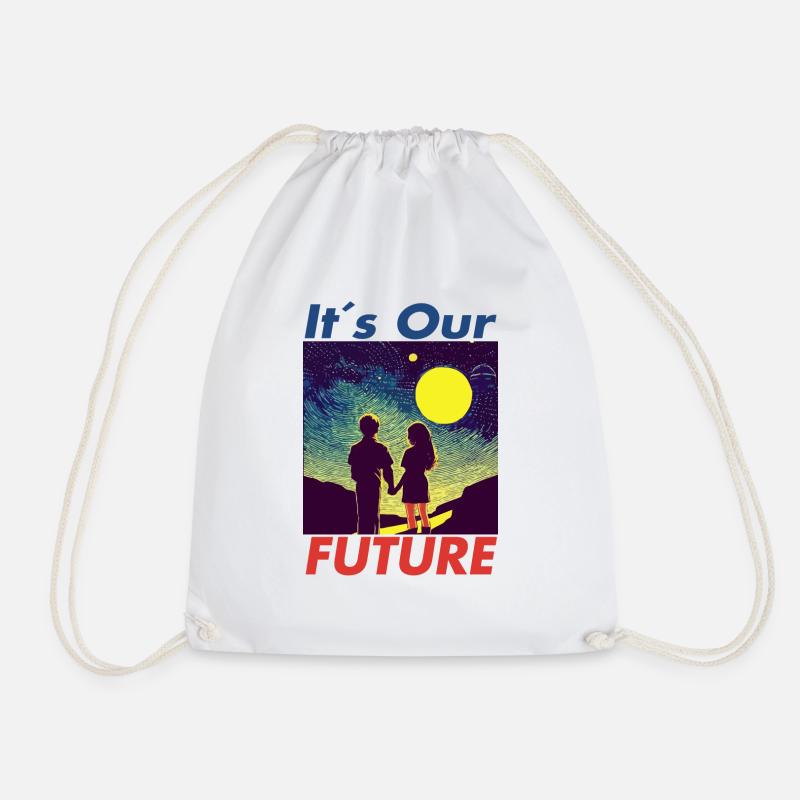 our future shirt 4 - Turnbeutel - Weiß