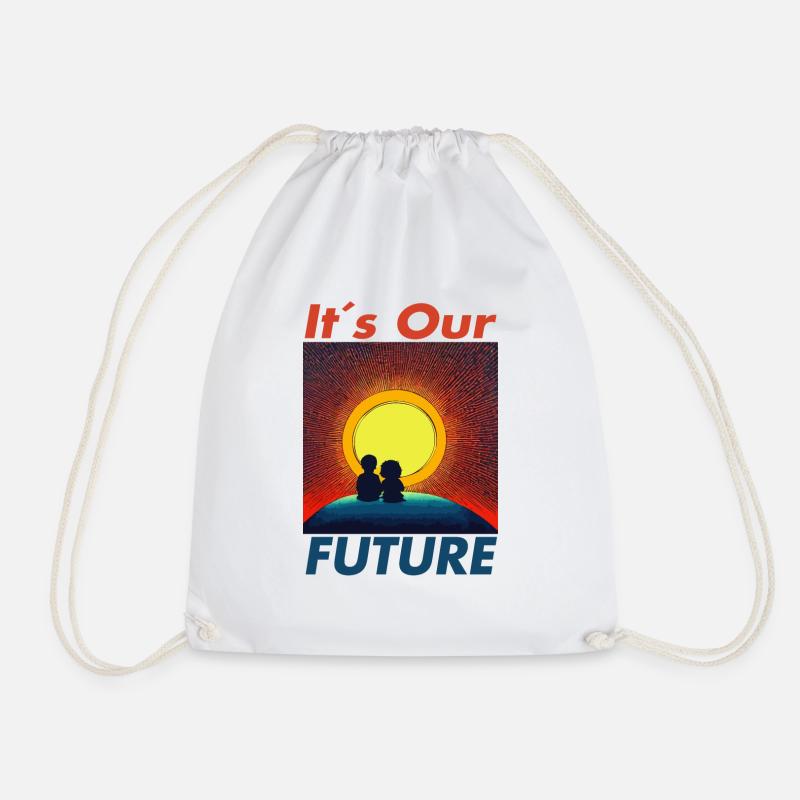 our future shirt 2 - Turnbeutel - Weiß