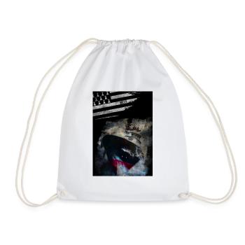 Bretagne Breizh abeille bourbon - Sac de sport léger - blanc - Devant