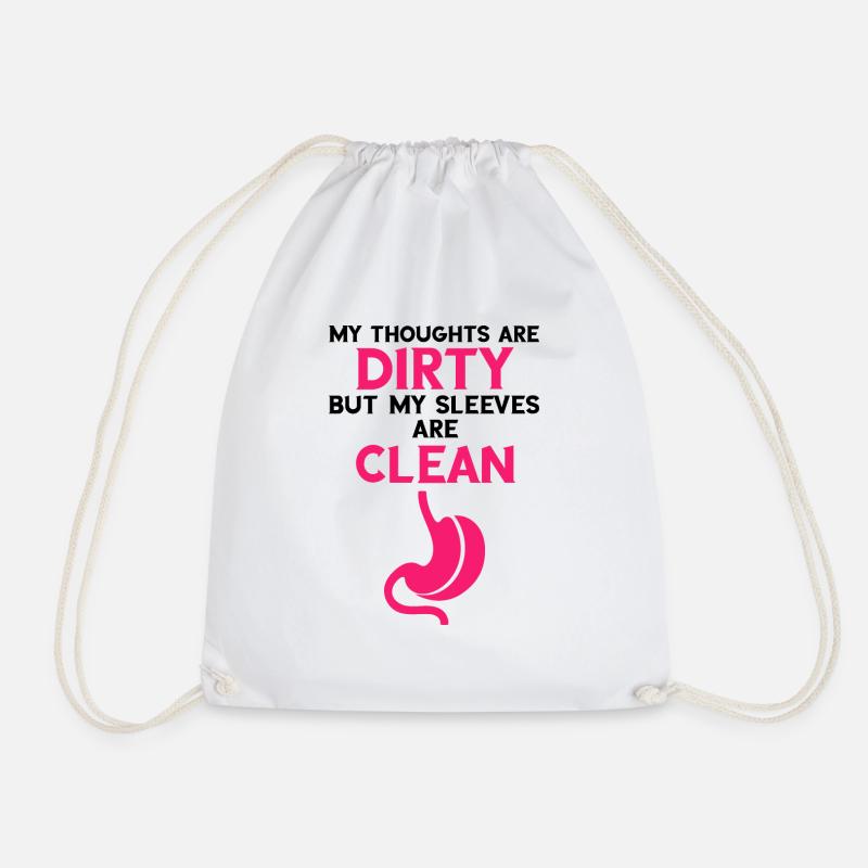 Gastric Surgery Design for Gastric Bypass Patient - Drawstring Bag - white