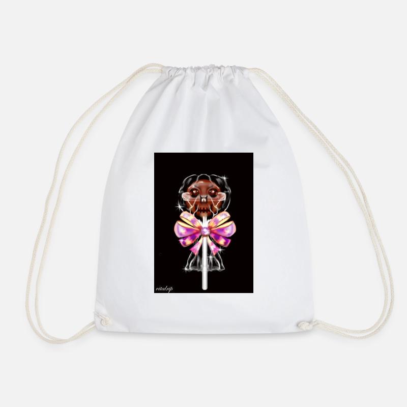 Schnuller 1 - Turnbeutel - Weiß