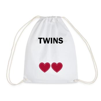 Pregnancy Baby Shower Babyshower Boy Girl - Drawstring Bag - white - Front