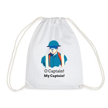 O Captain! My Captain! - Turnbeutel - Weiß - Vorne