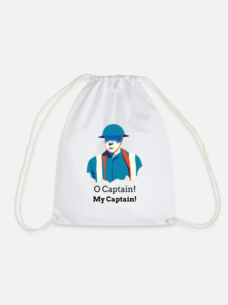 O Captain! My Captain! - Turnbeutel - Weiß