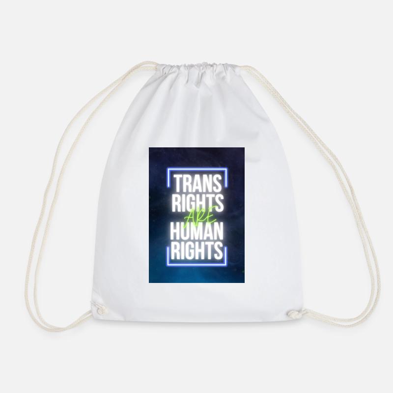Trans Rights are Human Rights - Turnbeutel - Weiß
