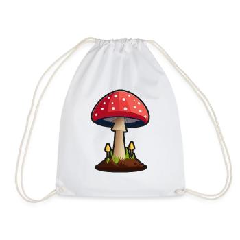 mushroom - Turnbeutel - Weiß - Vorne