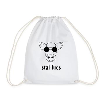 Stai Lucs - Drawstring Bag - white - Front