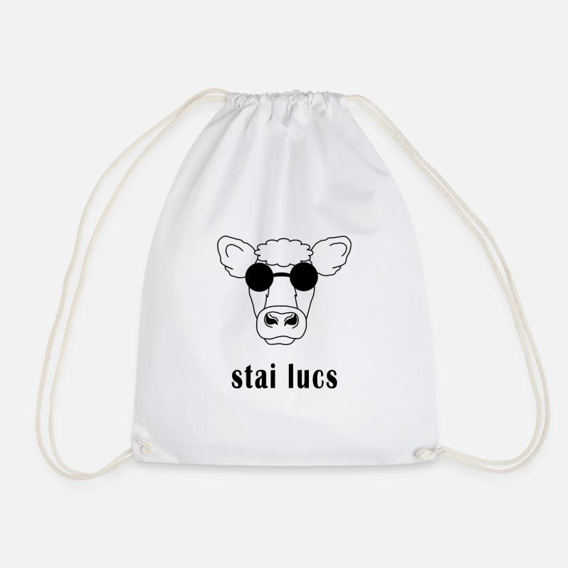 Stai Lucs - Drawstring Bag - white