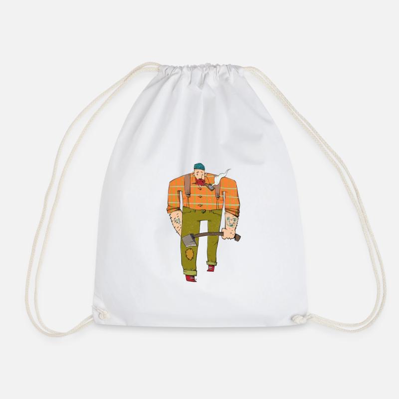 Le Bûcheron - Sac de sport léger - blanc
